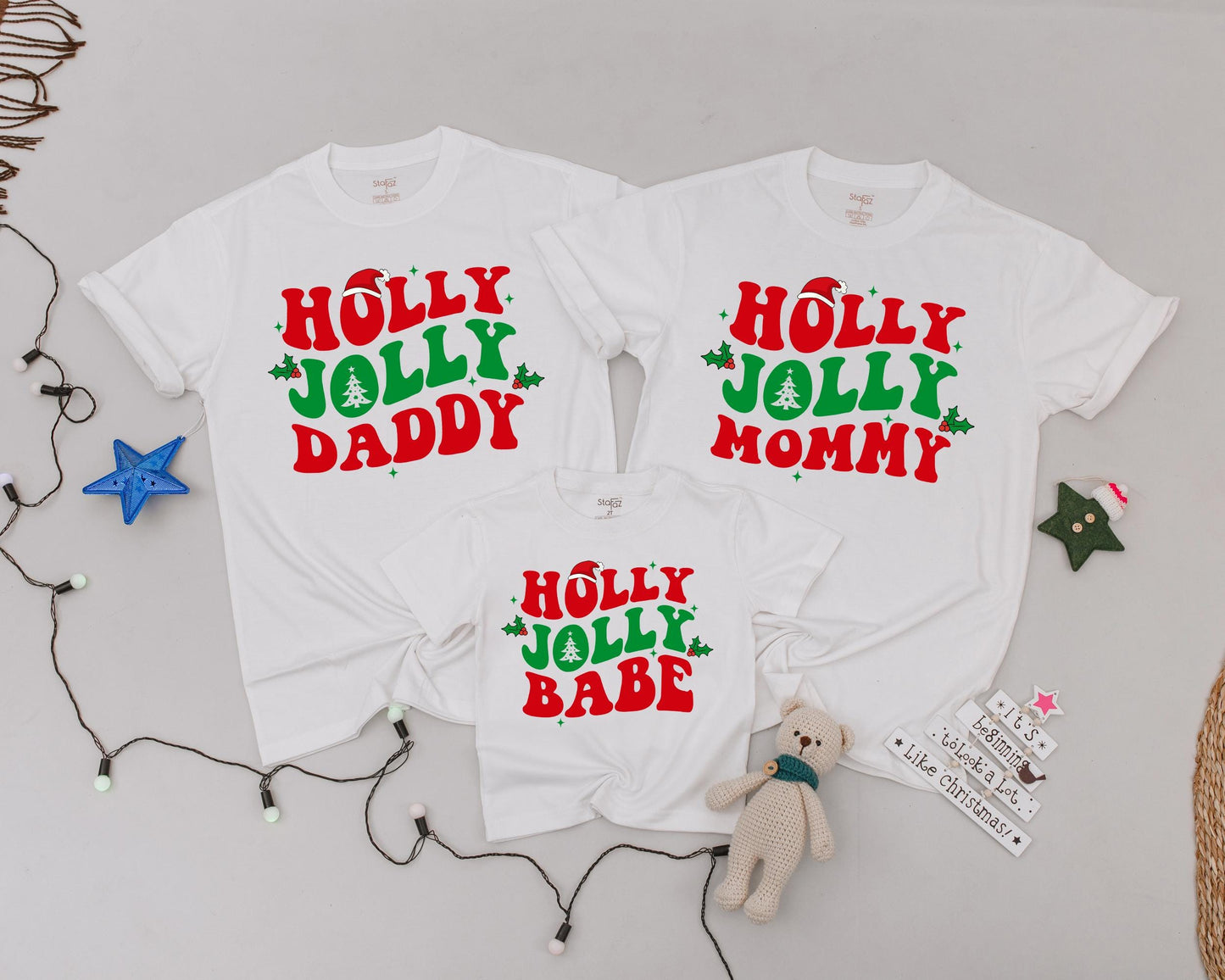 Festive Family Christmas Shirts: Personalized Retro Holiday Outfit