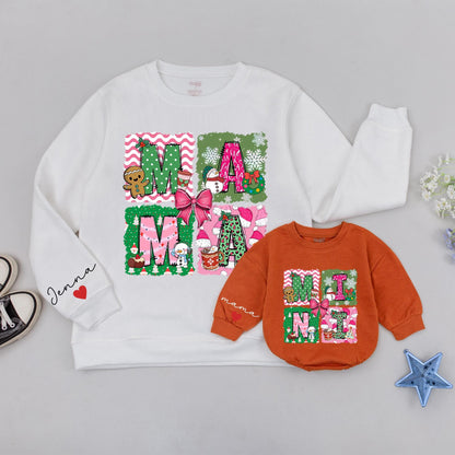 Mama & Mini Christmas Sweatshirts - Matching Family Holiday Outfits