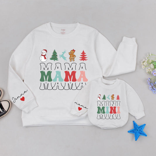 Mama & Mini Christmas Sweatshirts: Matching Holiday Family Outfits