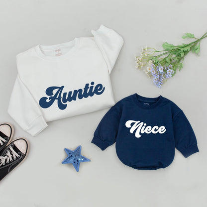 Aunt and Niece Matching Sweatshirts: Perfect Gift for Auntie's Bestie