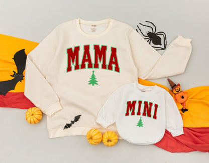 Matching Family Christmas Sweatshirts: Mommy, Daddy, and Me Set