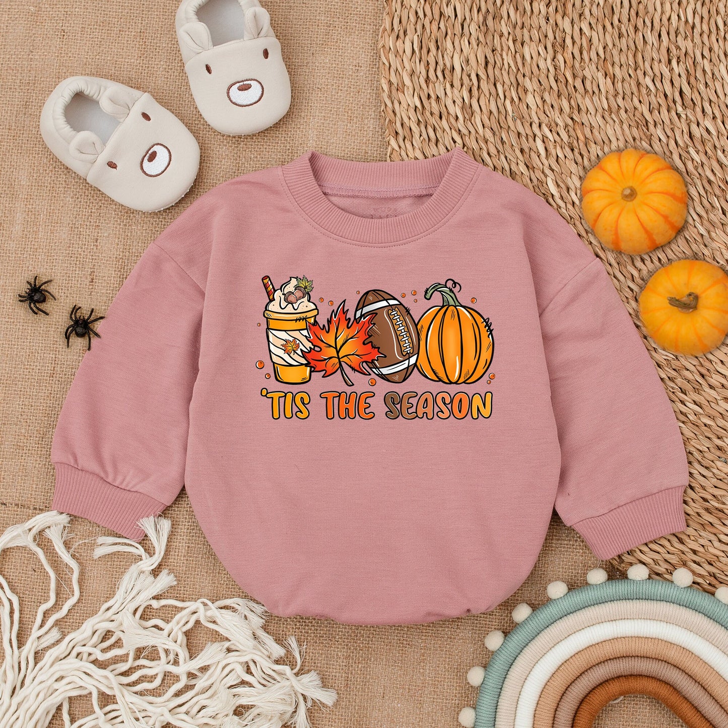 First Thanksgiving Romper-Baby Outfit Fall Gift-Gender Neutral  
