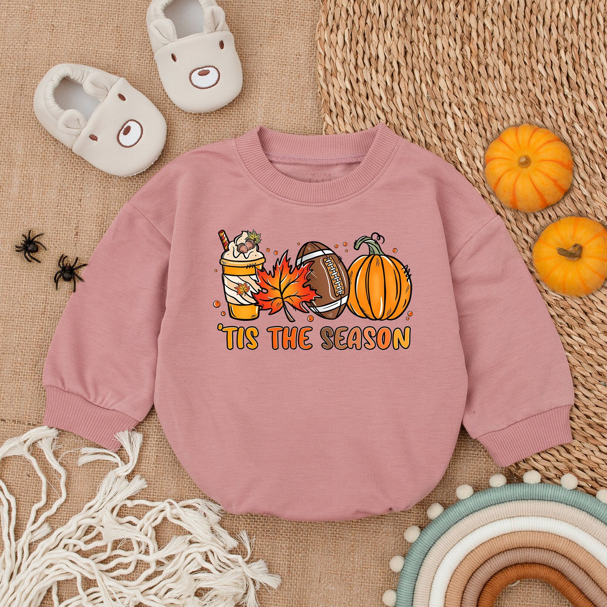 First Thanksgiving Romper-Baby Outfit Fall Gift-Gender Neutral  