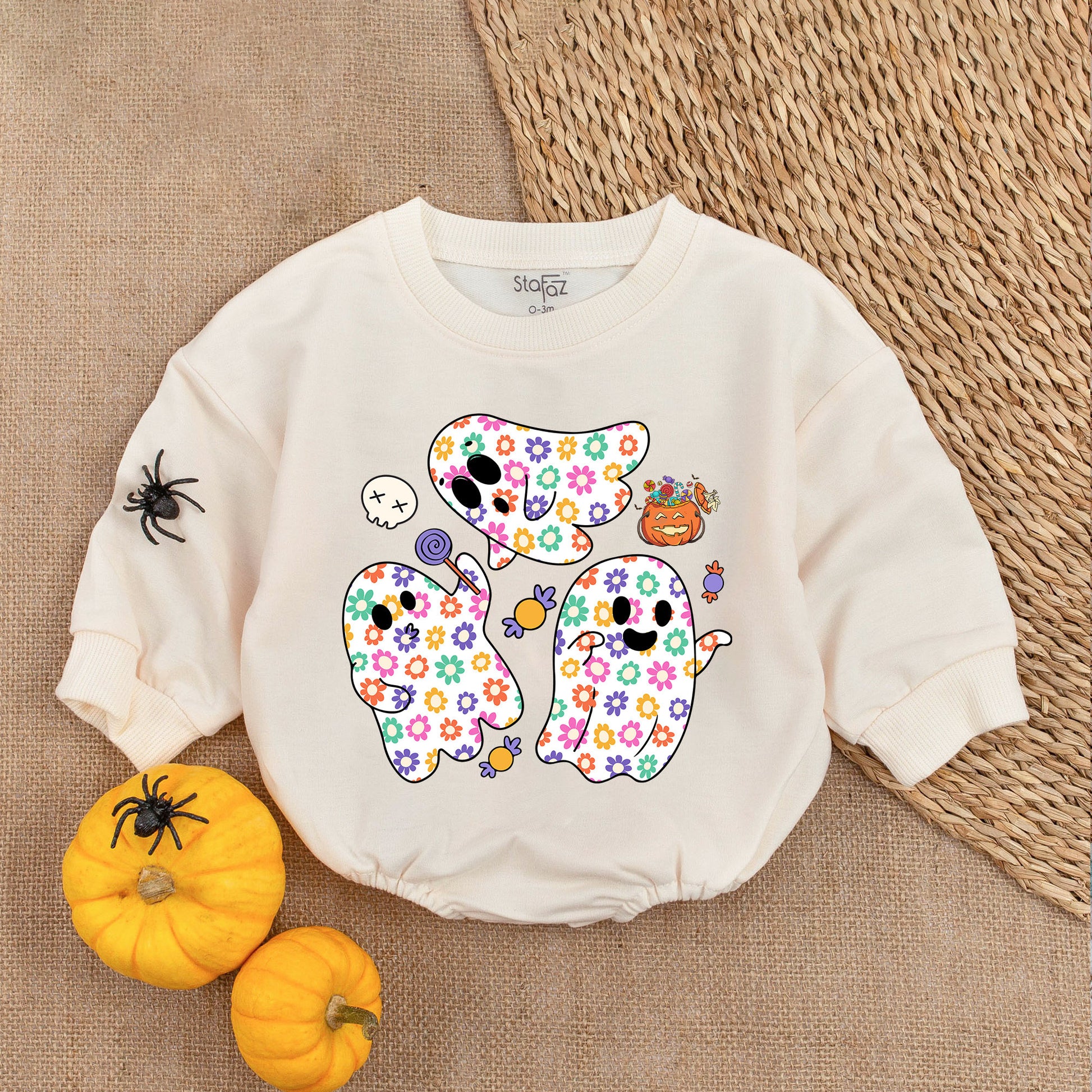 First Halloween Ghost Romper: Cute Spooky Baby Outfit Gift