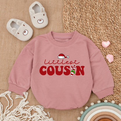 Cousin Matching Holiday Romper & Sweatshirt Set for Babies & Toddlers  