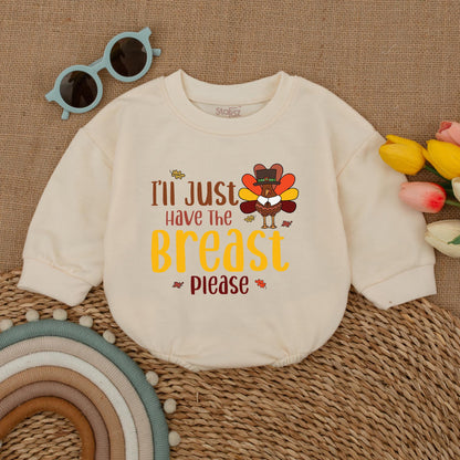 Turkey Day Baby Outfit - First Thanksgiving Romper Bodysuit