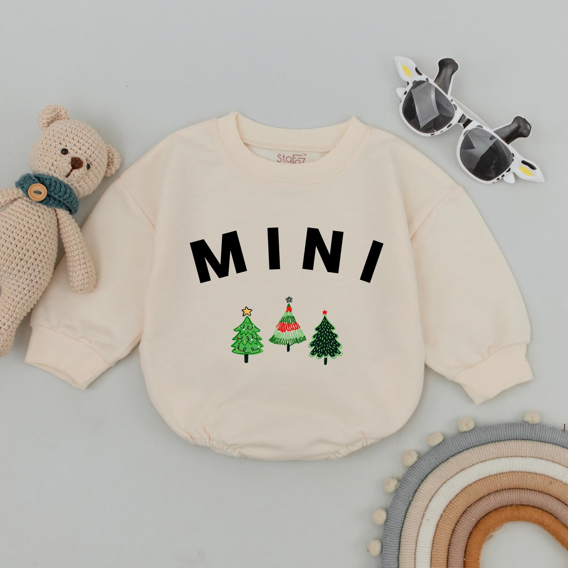 Custom Family Name Christmas Sweatshirts, Mommy & Me Matching Outfits