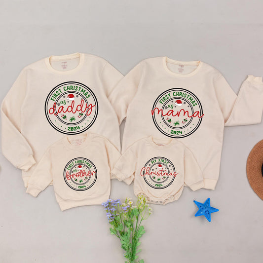 Matching Family Christmas Sweatshirts - Mommy and Me Holiday Outfit