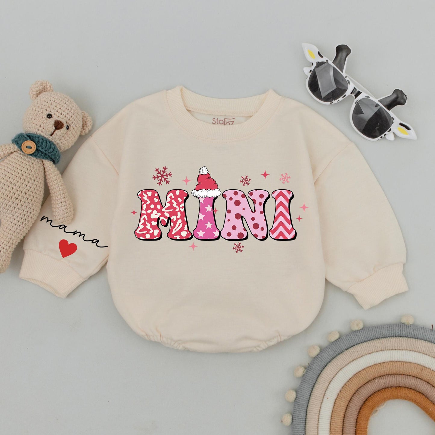 Mama and Mini Christmas Sweatshirt Set: Cozy Family Match Outfit