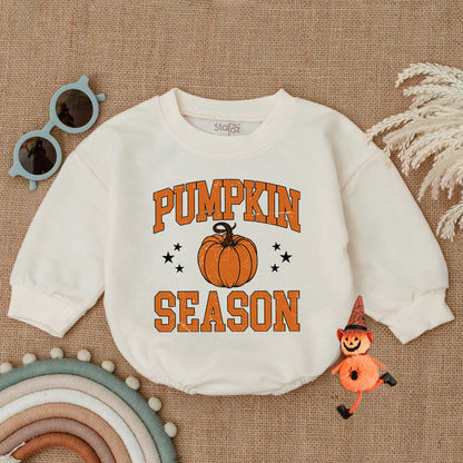 Autumn Harvest Bubble Romper: Perfect Thanksgiving Baby Outfit