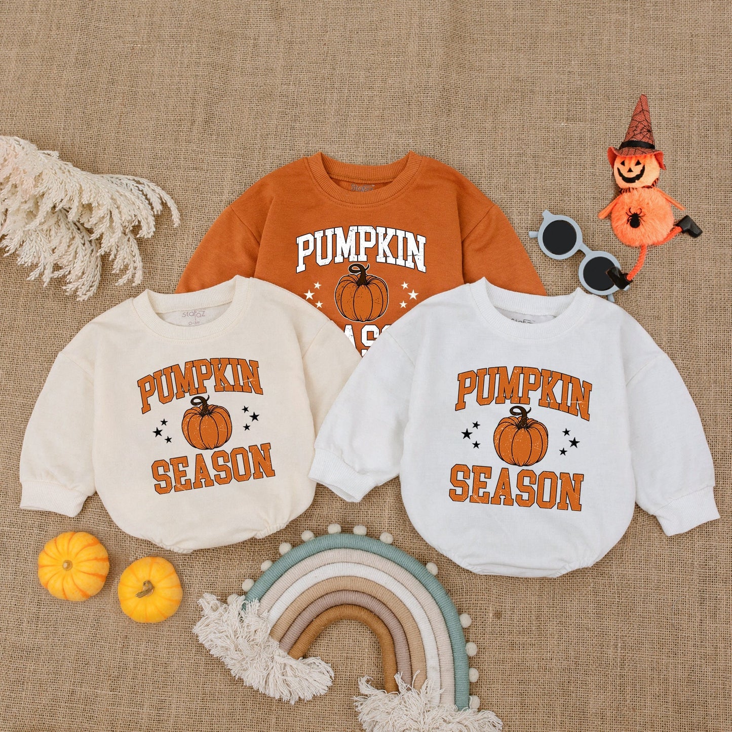 Autumn Harvest Bubble Romper: Perfect Thanksgiving Baby Outfit