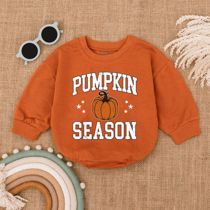 Autumn Harvest Bubble Romper: Perfect Thanksgiving Baby Outfit