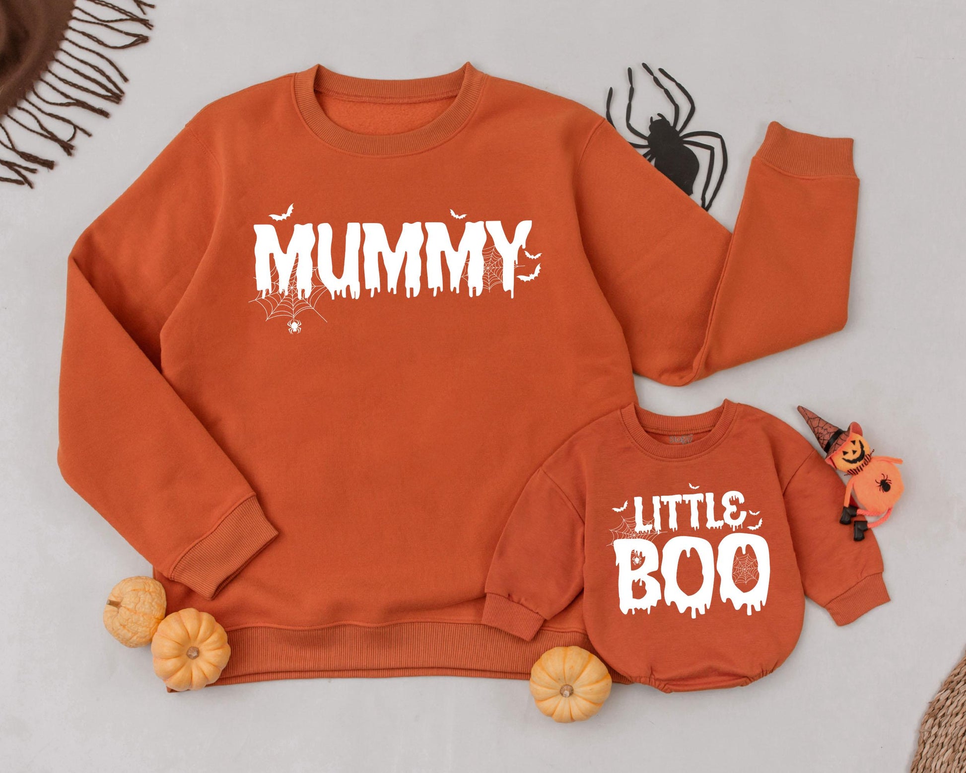 Matching Family Halloween Sweatshirts: Spooky & Vintage Styles