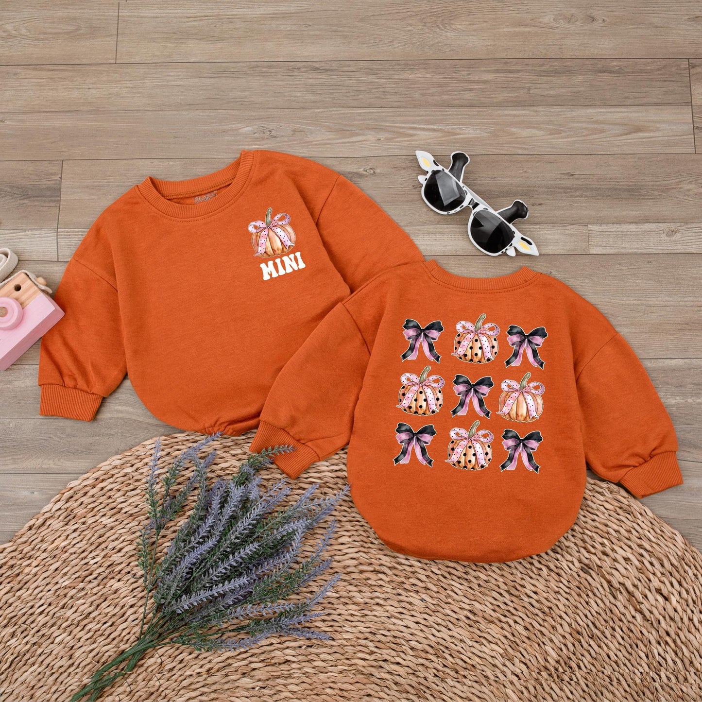 Pumpkin Season Mommy & Me Sweaters: Cozy Retro Family Halloween