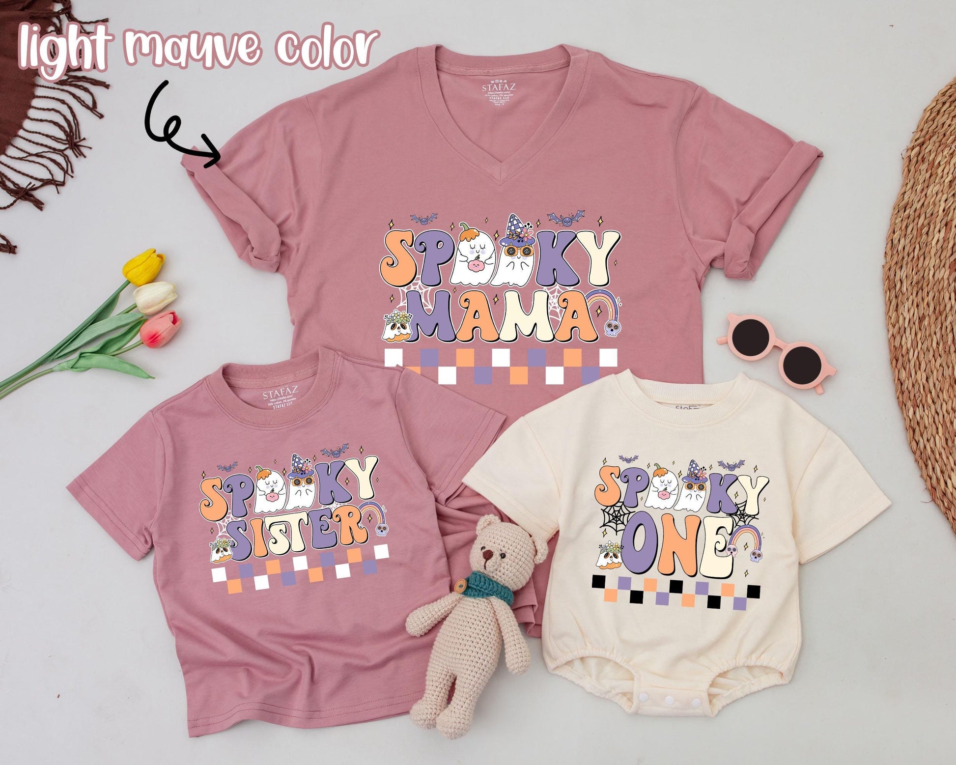 Halloween Family Matching Shirts: Spooky 1st Birthday Costume Set