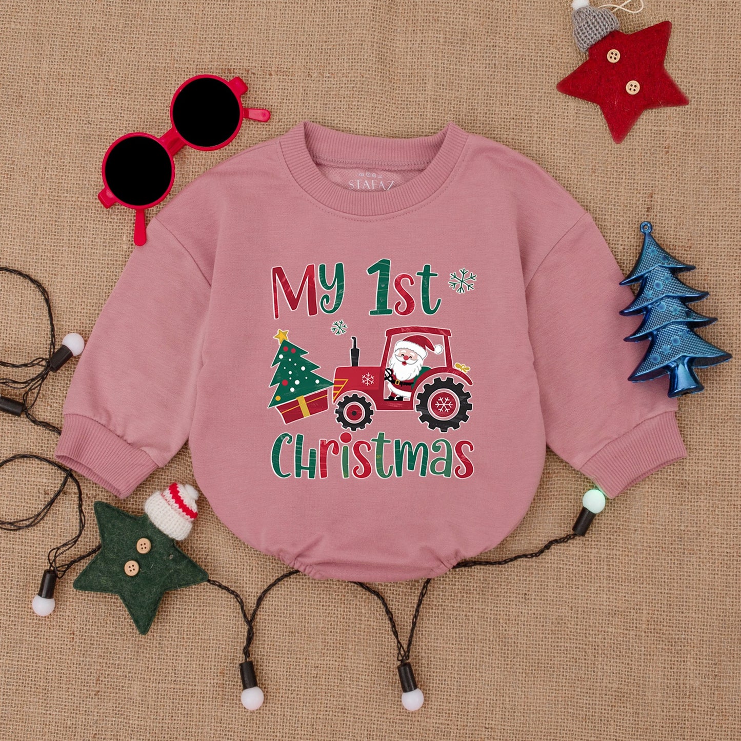 Newborn Christmas Bodysuit: Baby's First Holiday Romper Gift