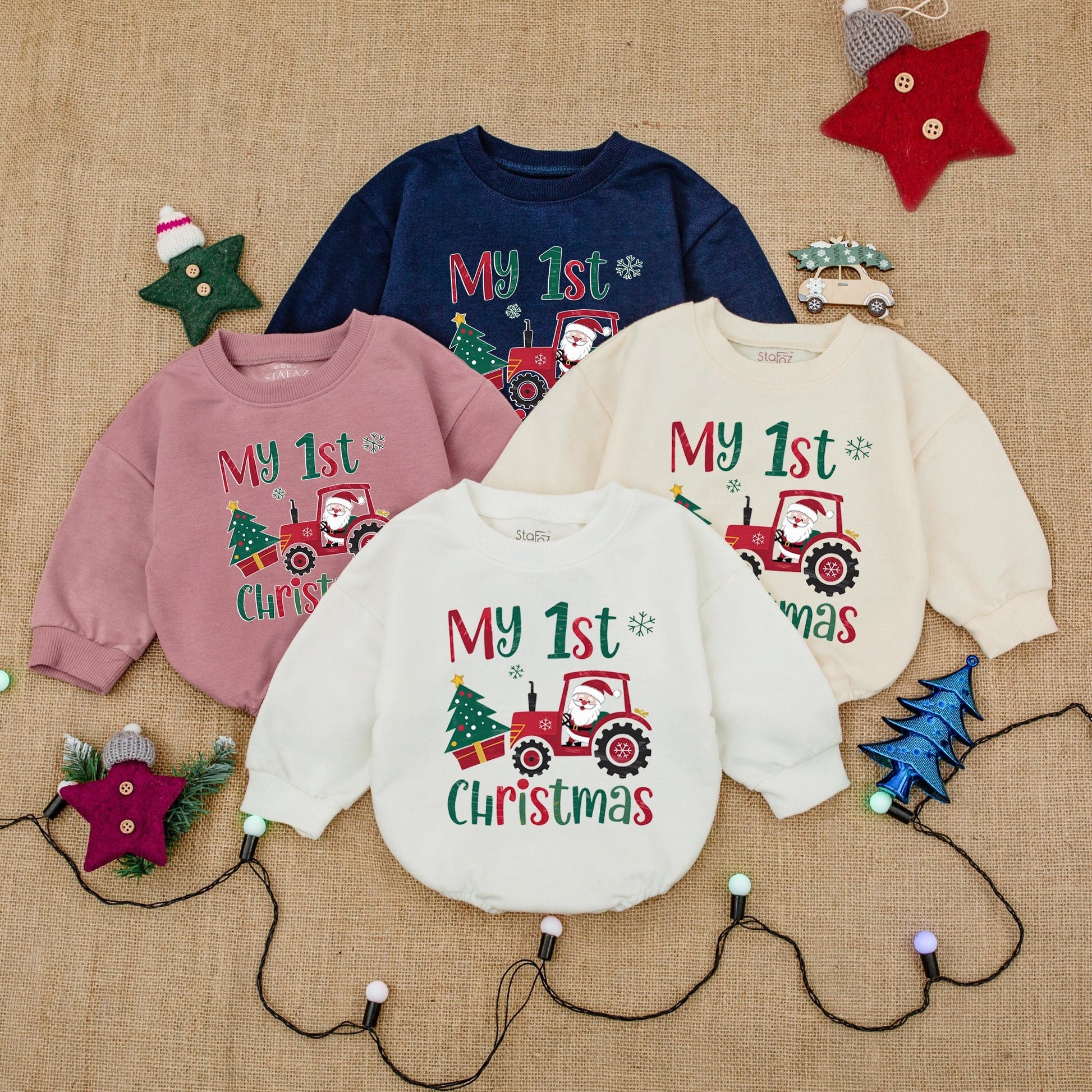Newborn Christmas Bodysuit: Baby's First Holiday Romper Gift