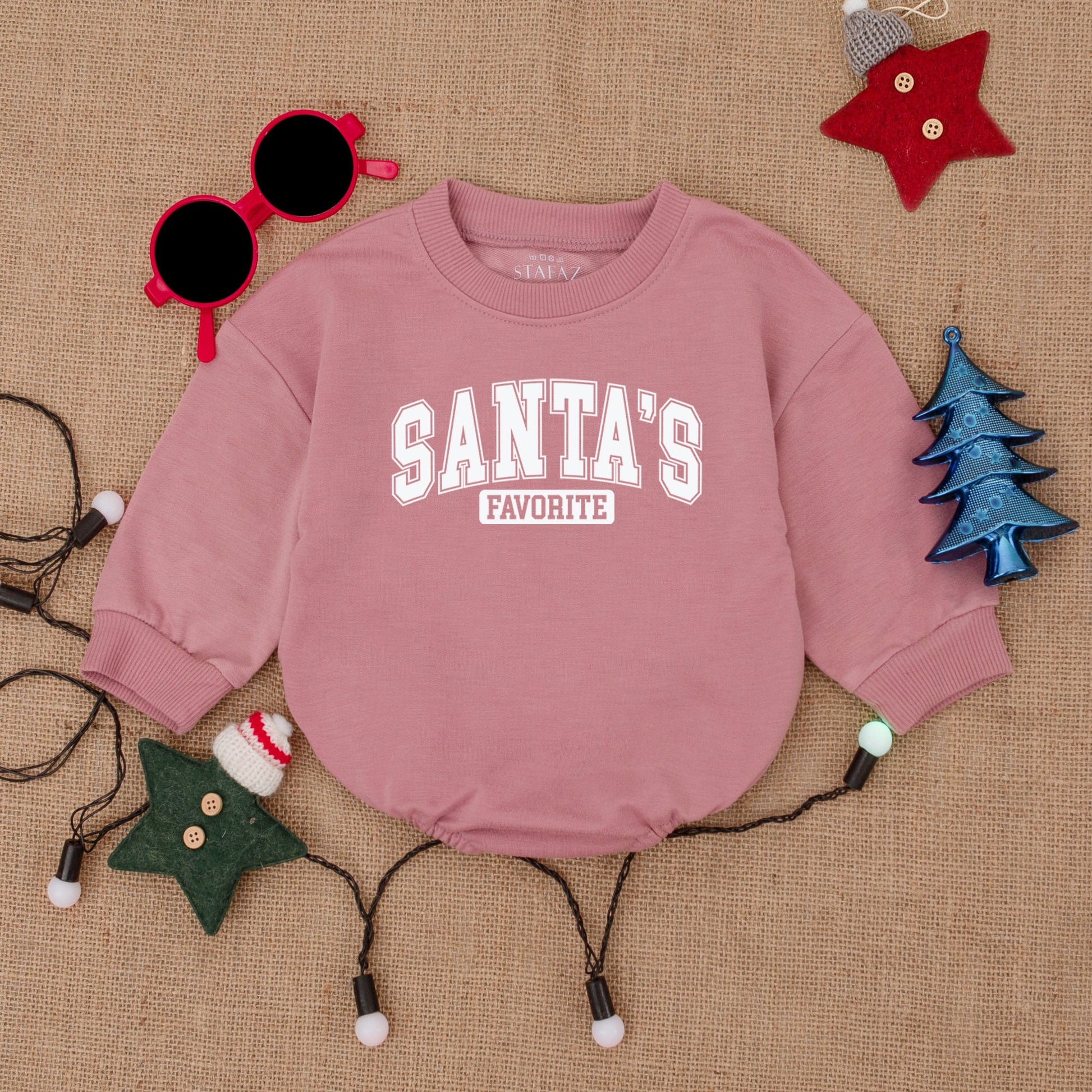 Baby's First Christmas Romper: Santa Bubble Outfit & Gift Idea