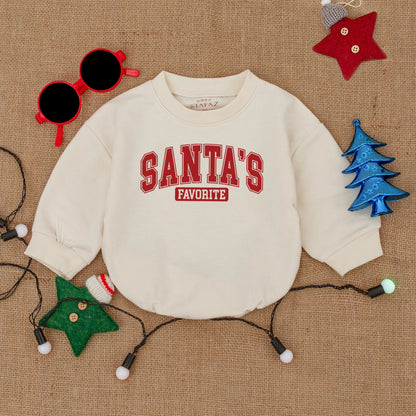 Baby's First Christmas Romper: Santa Bubble Outfit & Gift Idea