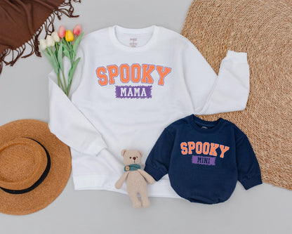 Matching Mama Mini Retro Halloween Outfits: Spooky Family Style