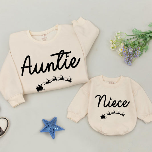 Aunt and Niece Matching Sweatshirt - Perfect Gift for New Aunt