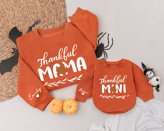 Matching Family Thanksgiving Sweatshirts: Personalized Fall Gifts