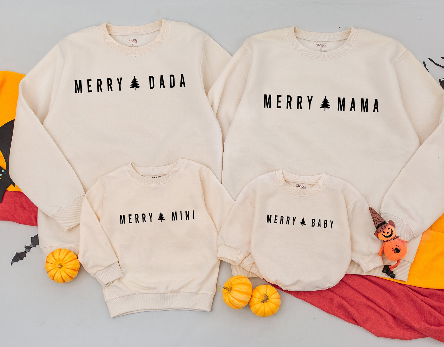 Matching Family Christmas Shirts - Mommy & Me Holiday Sweaters