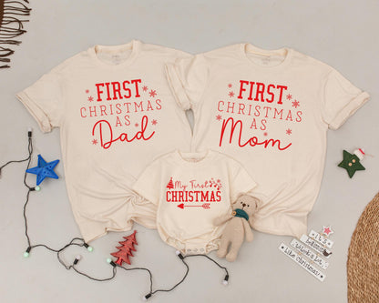 Matching Retro Christmas Shirts: Personalized Family Holiday Tees