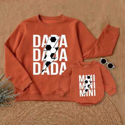 Custom Family Soccer Sweatshirts: Mommy, Daddy & Kids Matching Outfits