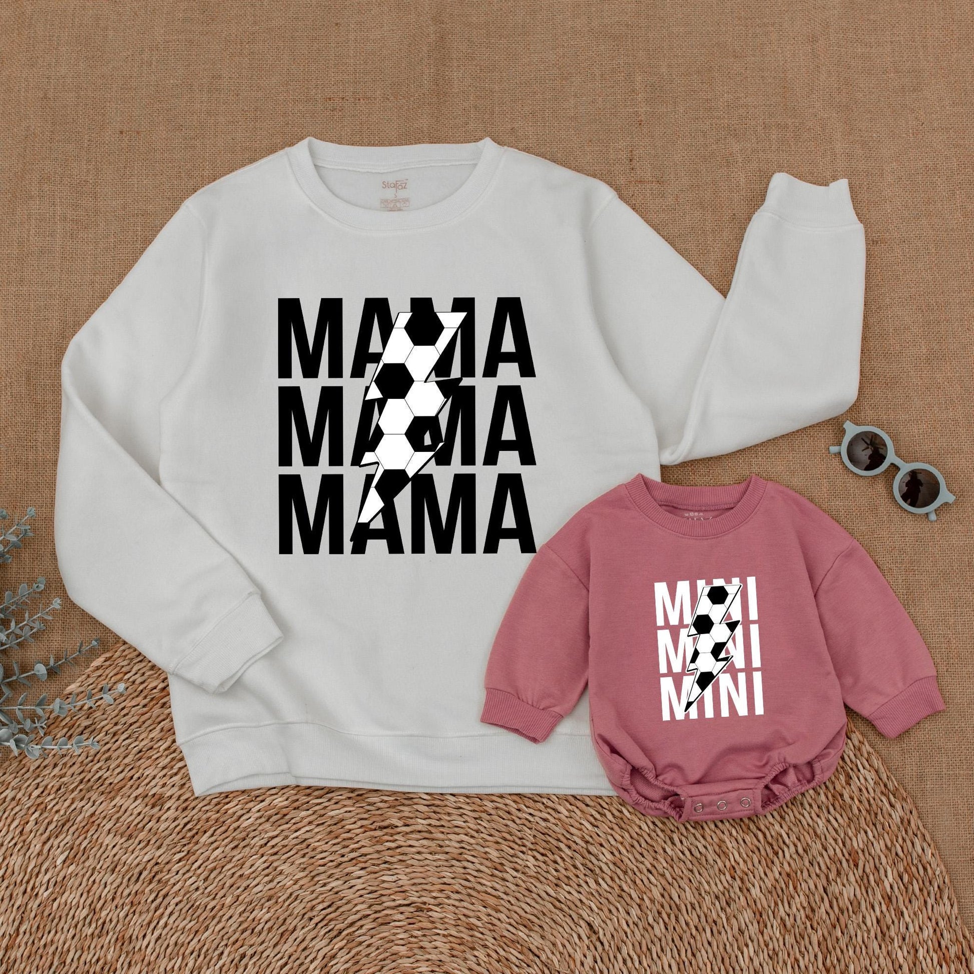 Custom Family Soccer Sweatshirts: Mommy, Daddy & Kids Matching Outfits