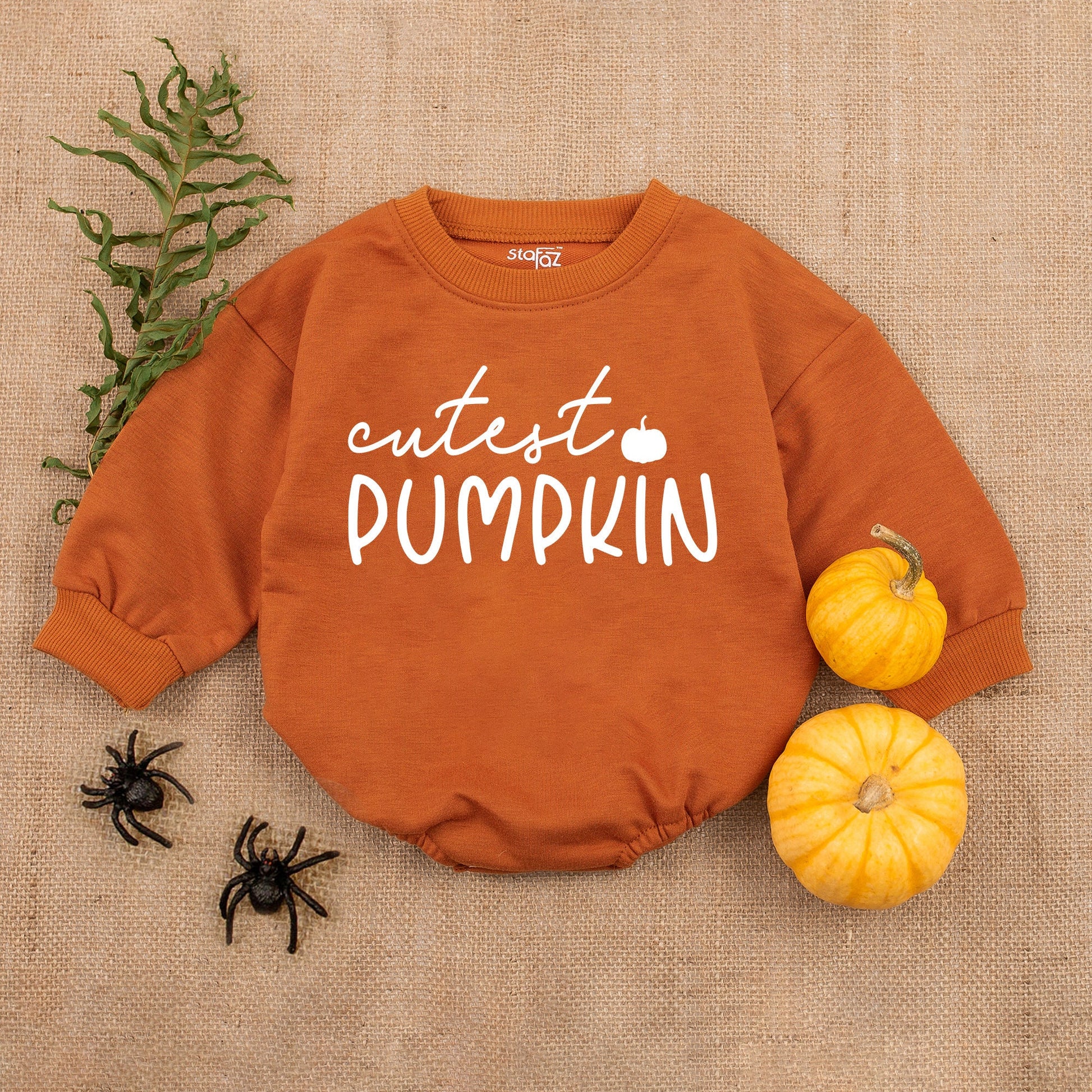 Adorable Pumpkin Romper - Thanksgiving Baby Outfit - Fall Gift