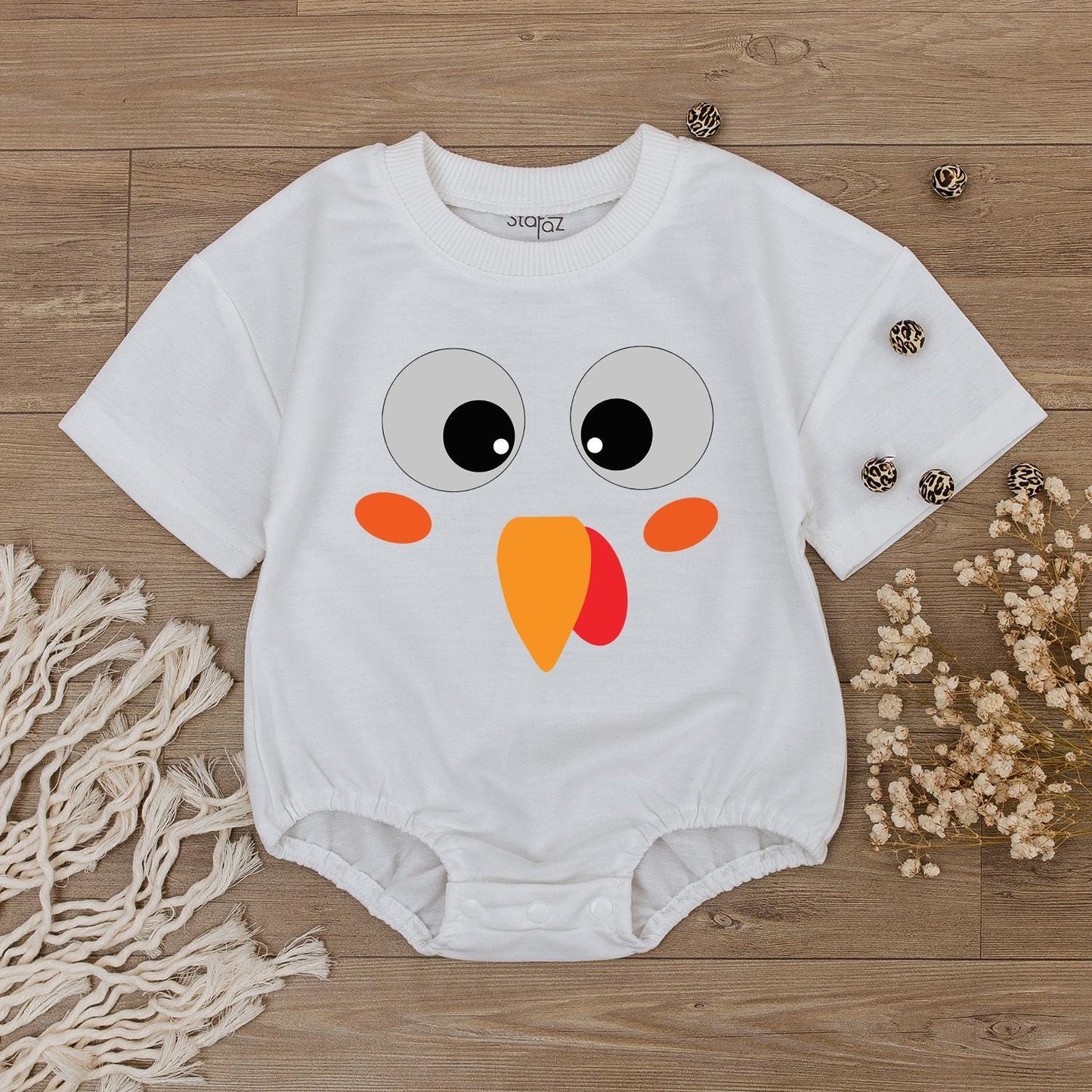 Thanksgiving Baby Romper: Gender Neutral Fall Bodysuit & Toddler Tee  