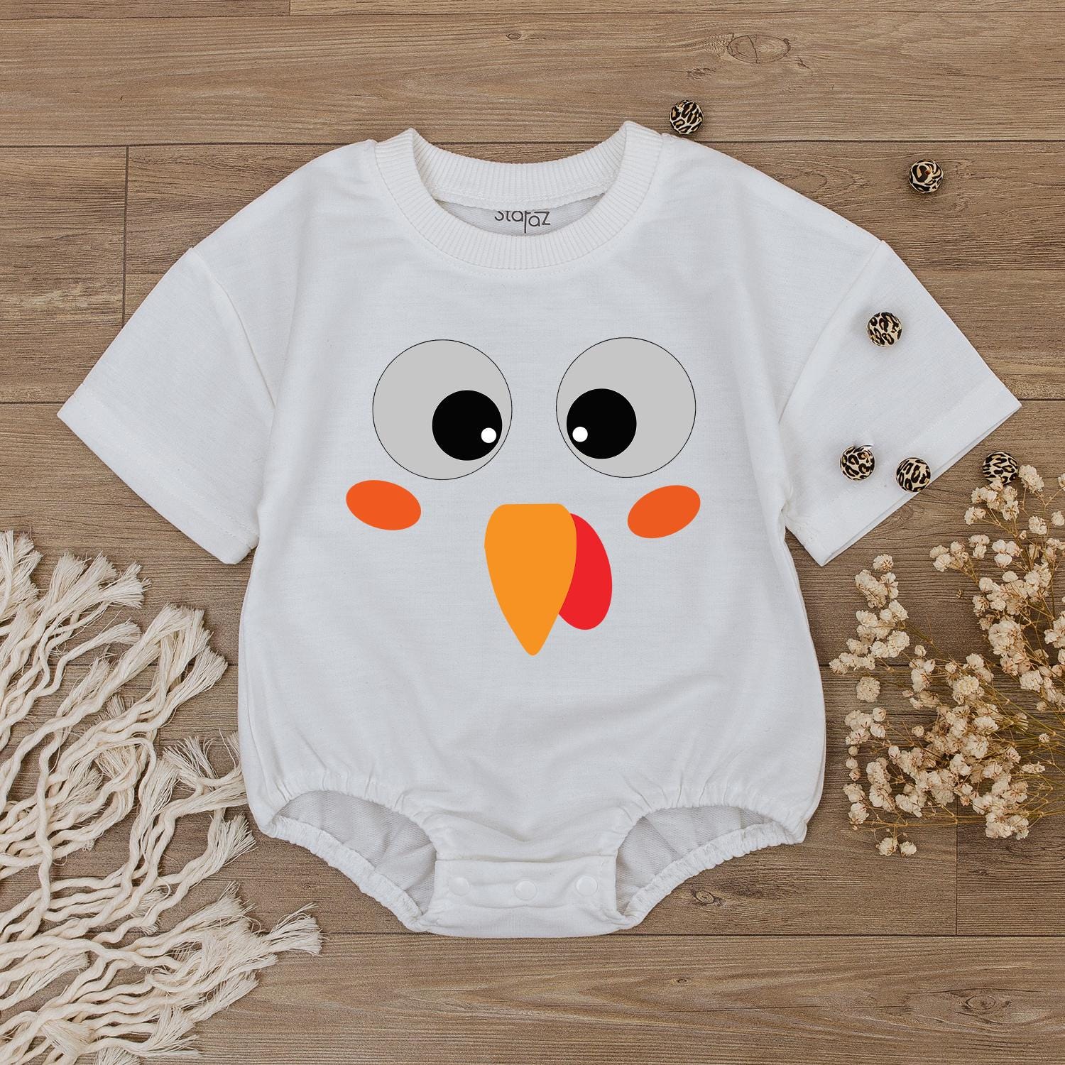 Thanksgiving Baby Romper: Gender Neutral Fall Bodysuit & Toddler Tee  