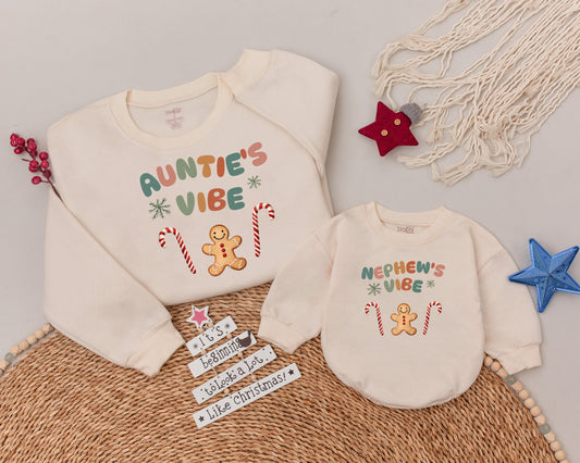 Matching Auntie & Nephew Sweatshirts: Perfect Holiday Family Gift