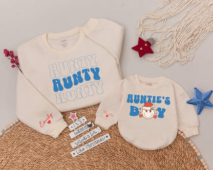 Auntie & Me Personalized Christmas Sweatshirts – Perfect Gifts!