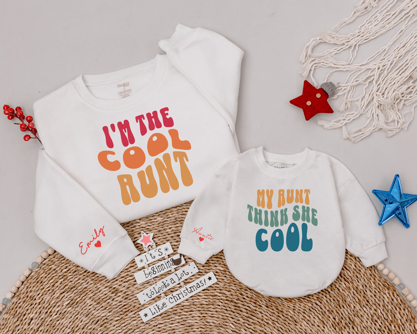 Matching Aunt and Niece Sweatshirts: Fun Family Gift Ideas  