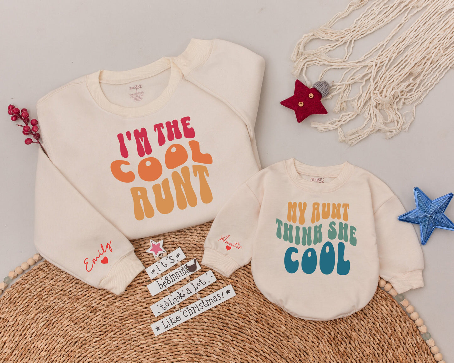 Matching Aunt and Niece Sweatshirts: Fun Family Gift Ideas  