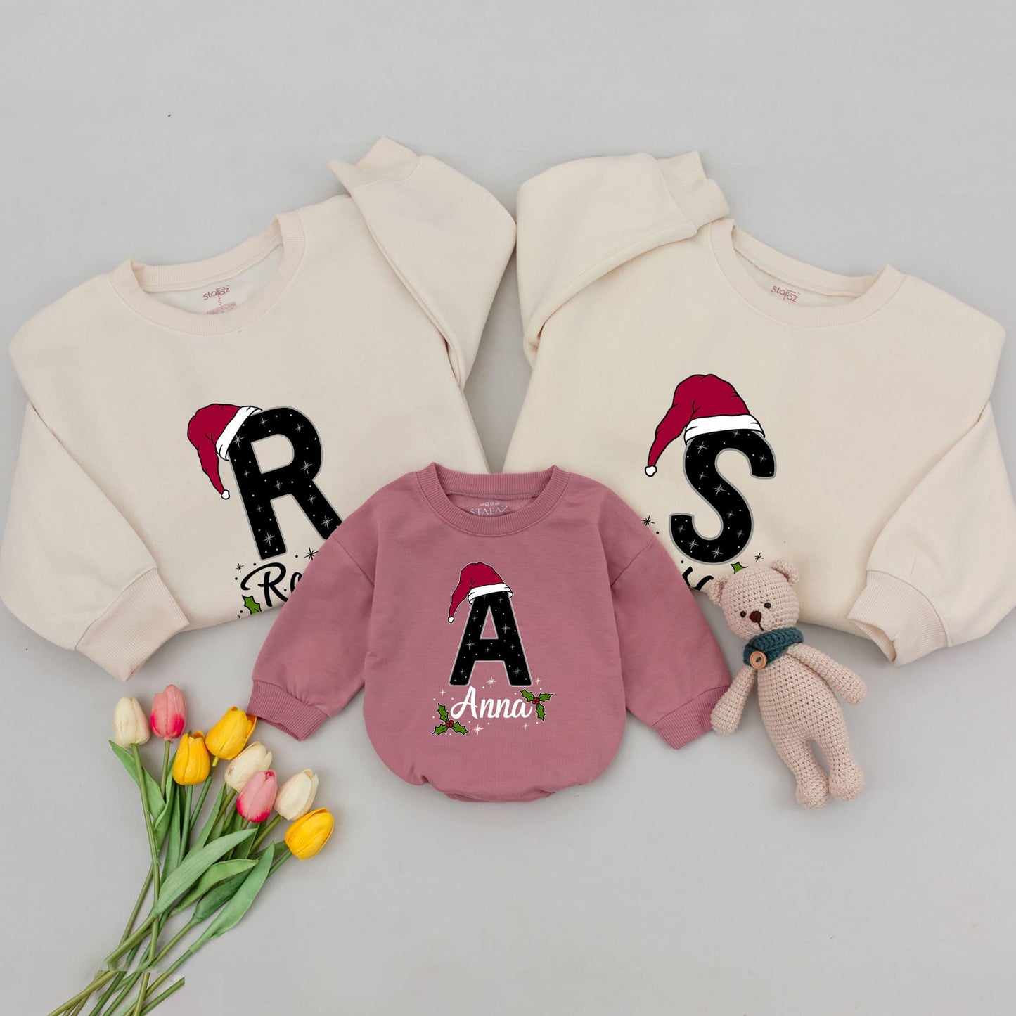 Matching Christmas Family Sweatshirts: Personalized Holiday Gifts