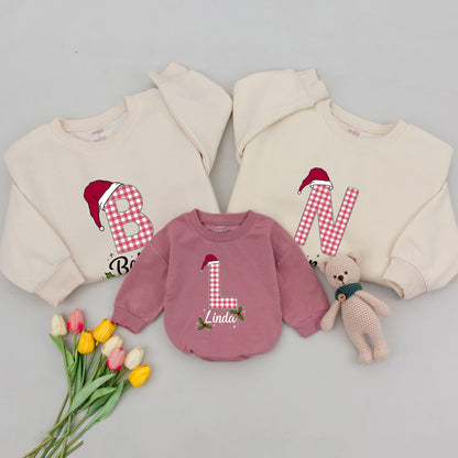 Matching Monogram Family Christmas Sweatshirts & Personalized Gifts  