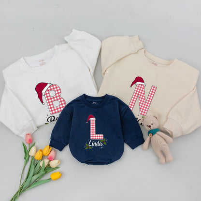 Matching Monogram Family Christmas Sweatshirts & Personalized Gifts  