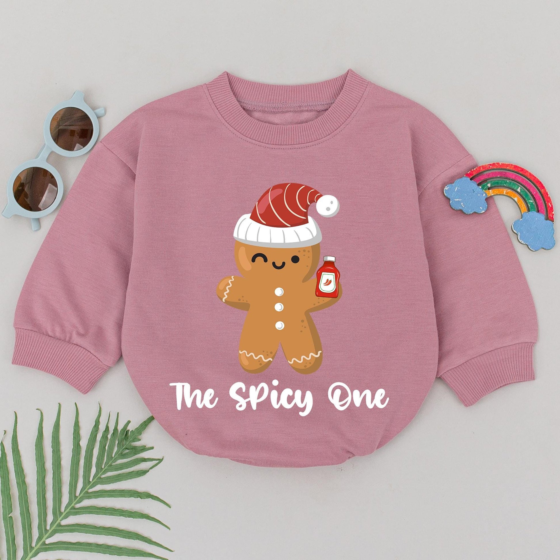 Gingerbread Family Christmas Sweater Set: Mommy & Me Holiday Outfit