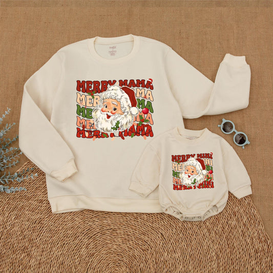 Matching Mama & Mini Christmas Sweatshirts – Festive Mommy & Me Outfits