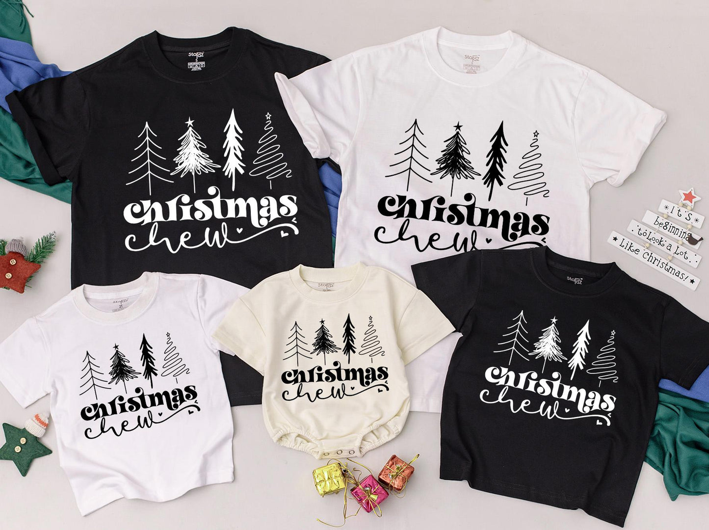 Matching Family Christmas Shirts, Toddler & Baby Holiday Outfit  