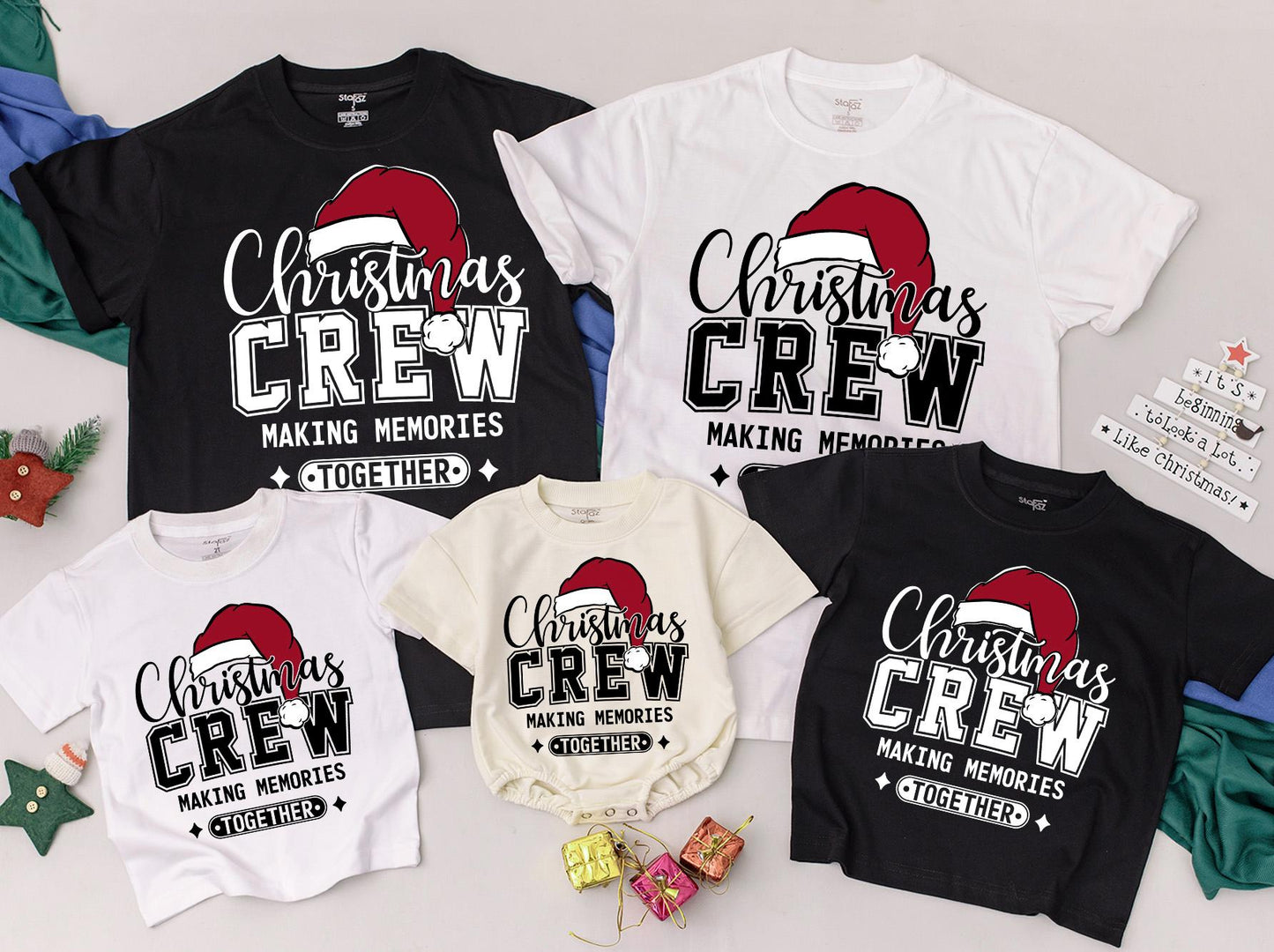 Festive Family Matching Tees: Holiday Memories for All Ages