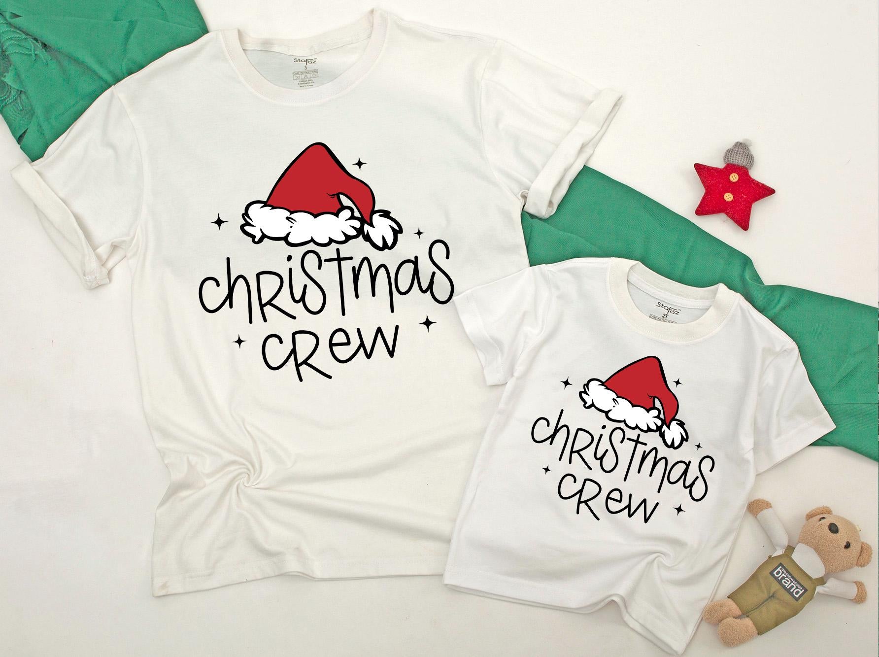 Matching Family Christmas Shirts & Holiday Baby Romper Gift Set