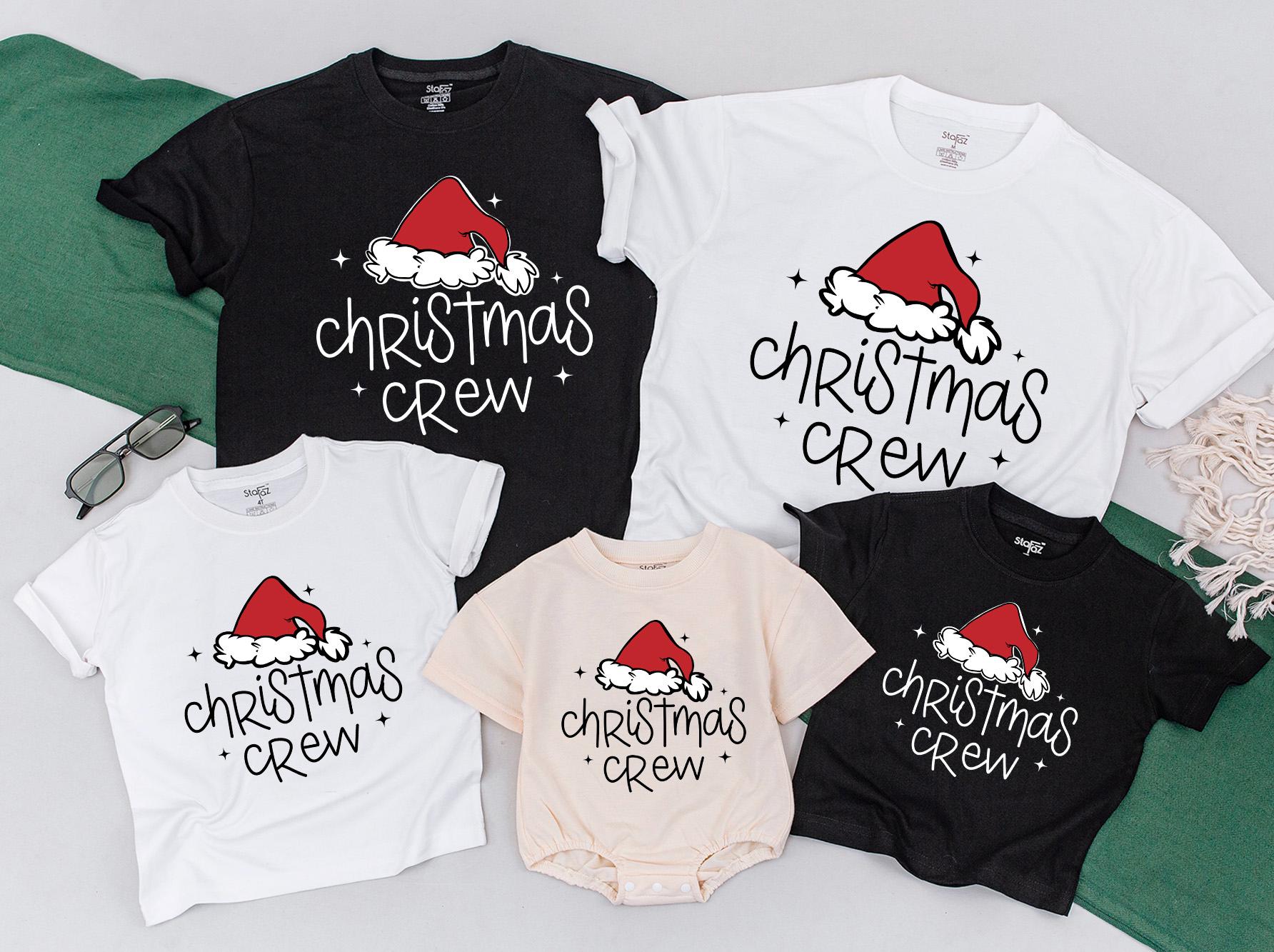 Matching Family Christmas Shirts & Holiday Baby Romper Gift Set