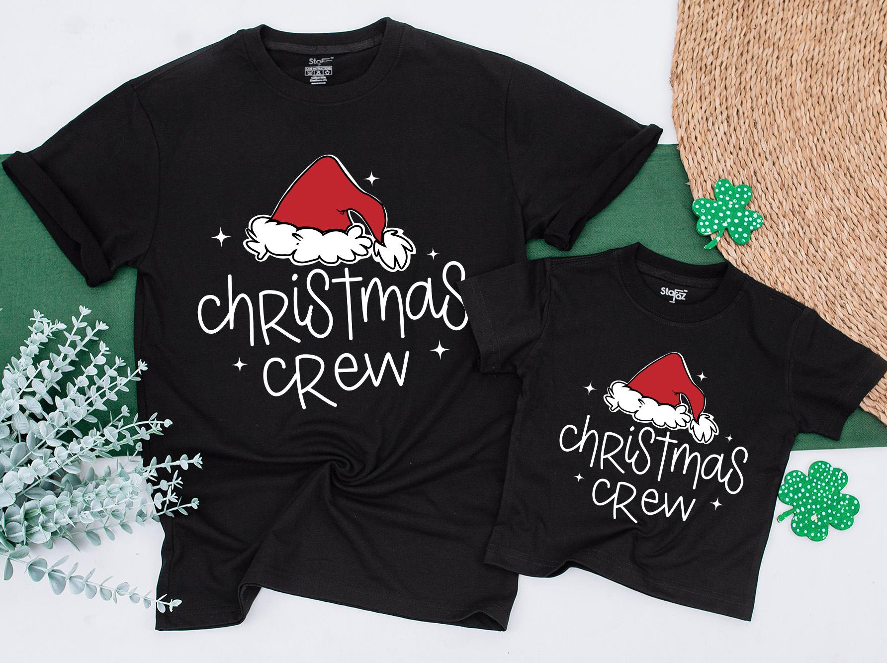 Matching Family Christmas Shirts & Holiday Baby Romper Gift Set