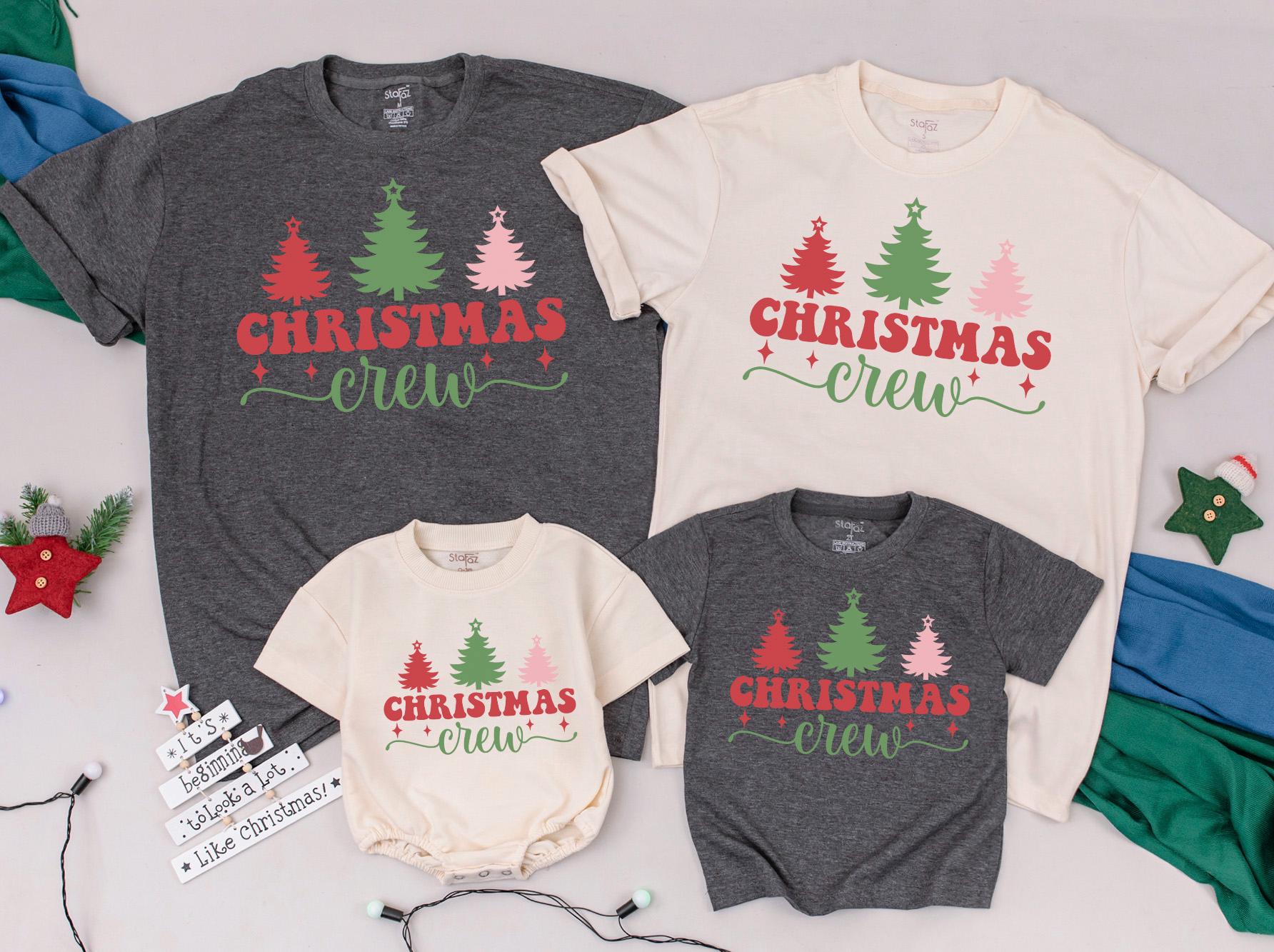 Family Christmas Tree Shirts | Matching Tees & Rompers for Holidays