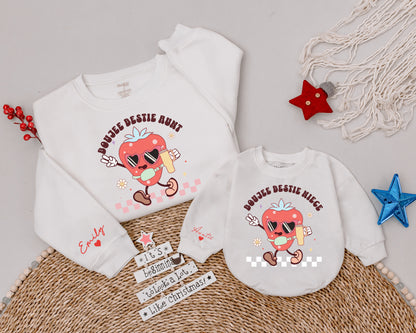 Auntie and Niece Berry Boujee Matching Shirts Set