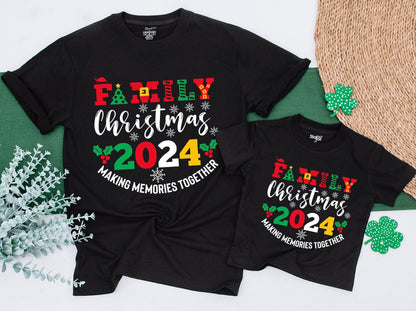 Festive Family Christmas Shirts & Baby Romper: Perfect Holiday Gifts